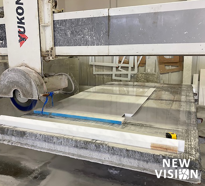 Cutting, polishing, and finishing Services 2 - New Vision Granite