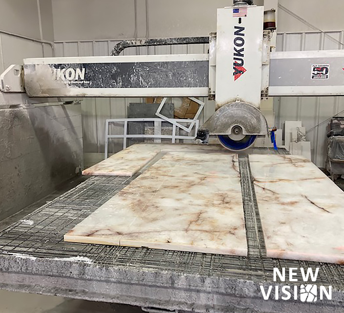 Cutting, polishing, and finishing Services 3 - New Vision Granite