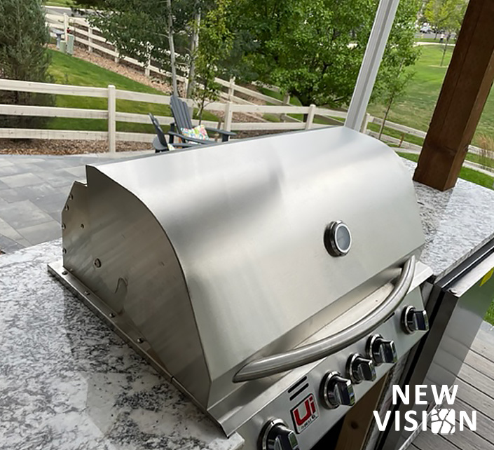 Outdoor kitchens and BBQ islands Services 2 - New Vision Granite in Denver Colorado - Commerce City